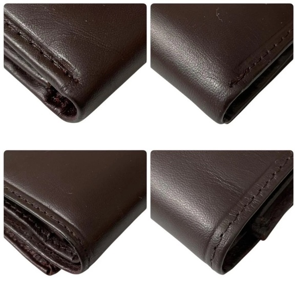 Yves Saint Laurent Rich Brown Leather Wallet - Picture 6 of 12